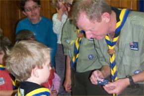 THIS BADGE SHOWS YOU ARE PART OF THE AUSTRALIAN SCOUTING COMMUNITY