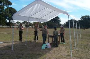 OUR SCOUT PATROL SETTING UP OUR ACTIVITY