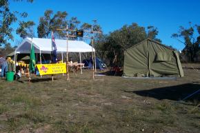 OUR CAMP READY FOR OUR FIRST ASSESSMENT